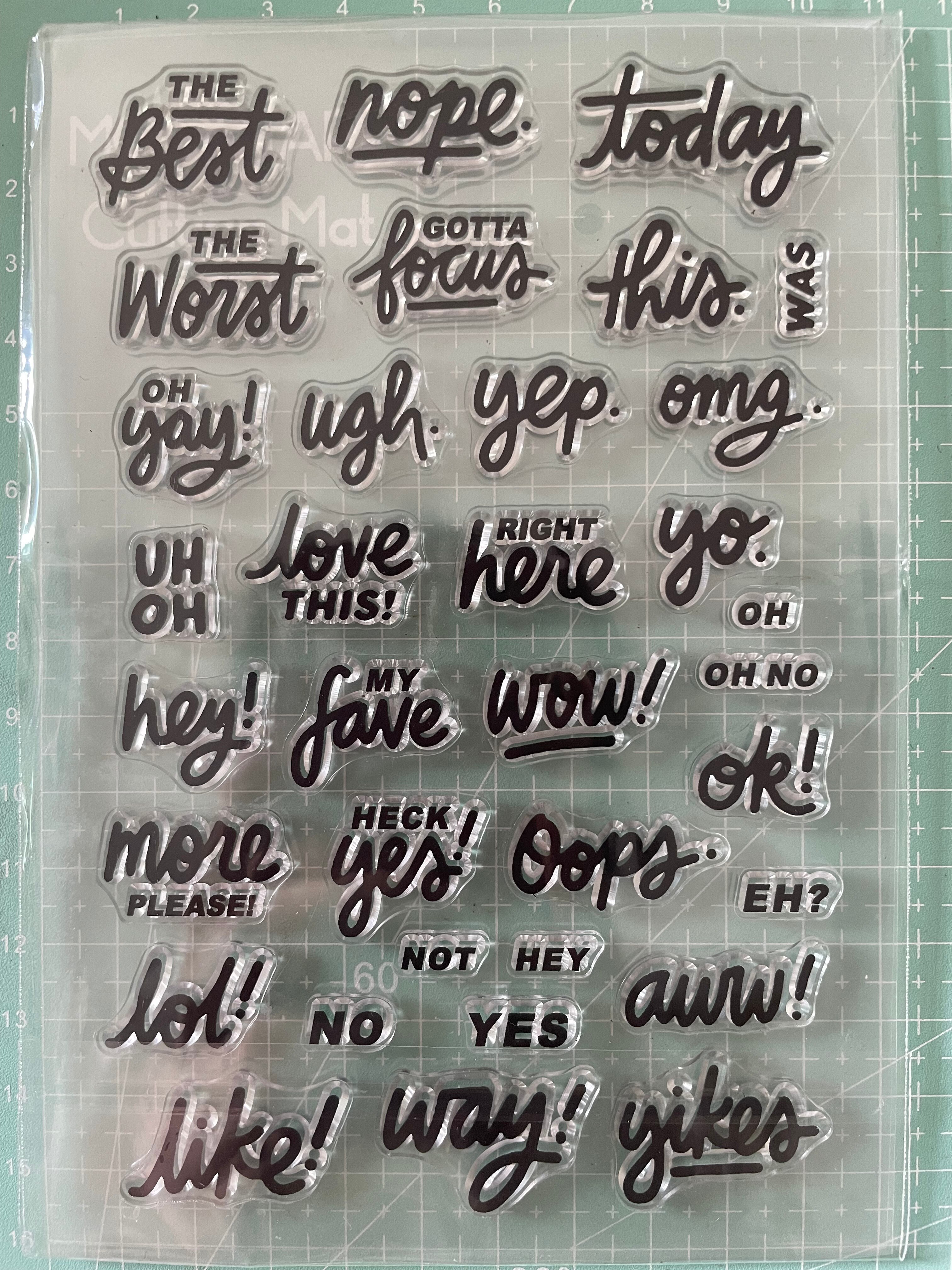 Enlish / Clear Siliconen Stempel/Zegel Voor Diy Scrapbooking/Fotoalbum Decoratieve Duidelijke Stempel A272: 7