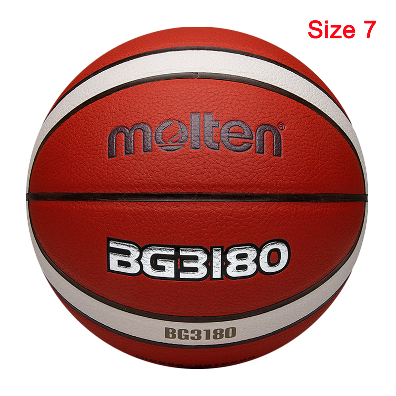 Men Basketball Ball PU Material Size 7/6/5 Outdoor Indoor Match Training Basketball Women baloncesto: B7G3180 Size 7