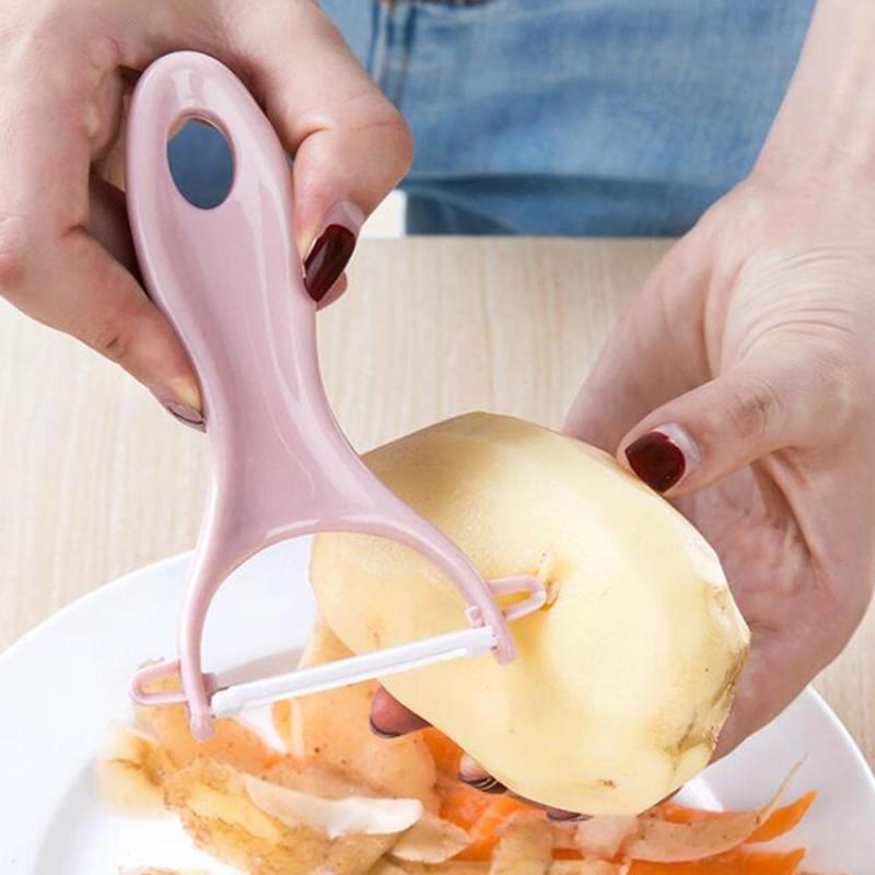 Descascador de mão batata lâmina cerâmica frutas legumes cortador velocidade rustproof fácil de limpar ferramentas cozinha casa cerâmica descascador