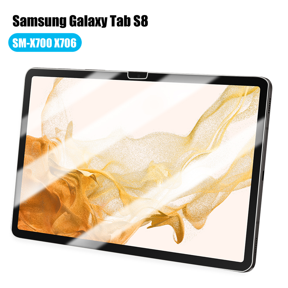 2 stk til samsung galaxy tab  s7 s6 lite  s5e s4 hærdet glas fane  a 10.1 10.5 skærmbeskytter sm -t860 t865 t870 t510 p610: S8 sm-x700