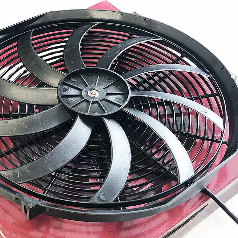 Electric Cooling Fan Engine Radiator 12inch Universal Slim Push Pull Electric Engine Cooling Fan Car Auto Slim Reversible