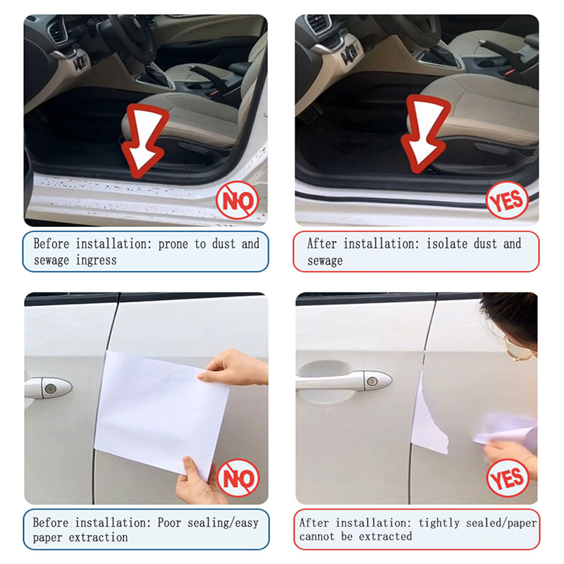 5M Grote/Kleine D Auto Afdichting Strip Auto Deur Frame Geluidsisolatie Rubber Strip Speciale Kleine Auto Vrachtwagen Waterdichte Deur Naad