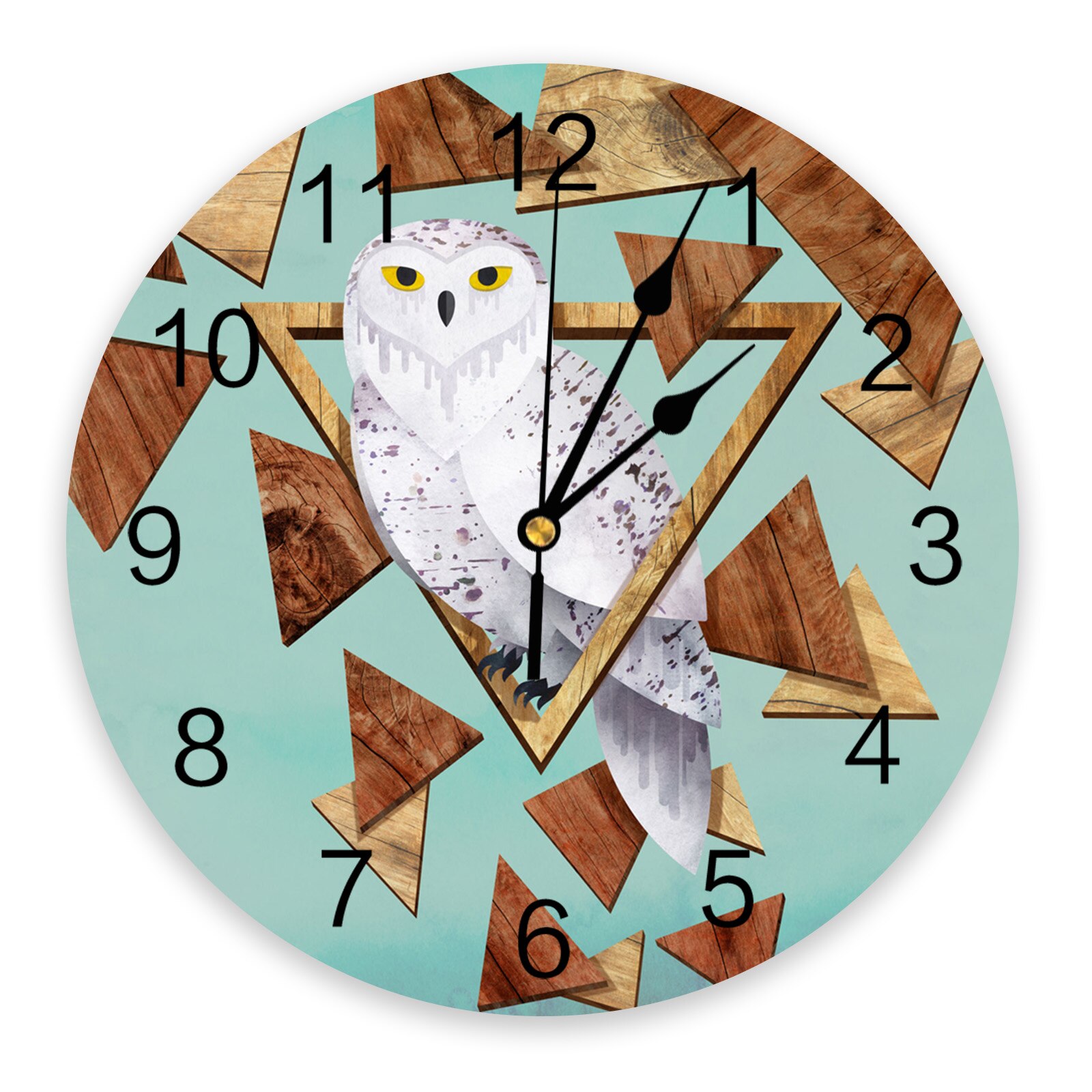 Coloray Wanduhr Auf Leinwand – Eisvogel-Motiv, Schwarze Zeiger, Leises Quarzwerk, 60 X 30 Cm