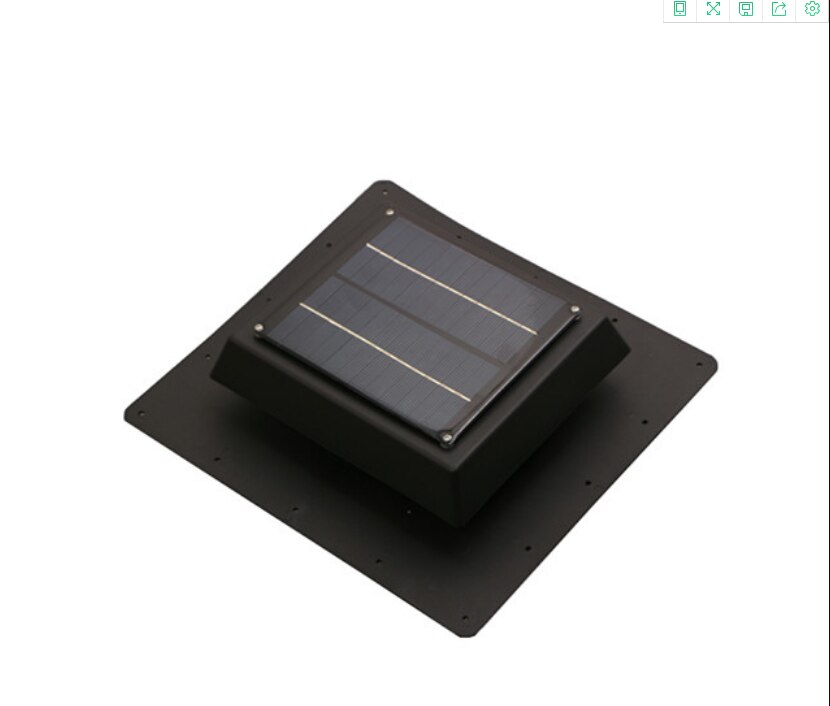 5W solar attic fan save energy for greenhouse reduce moisture and heat roof ventilation fan housetop fan