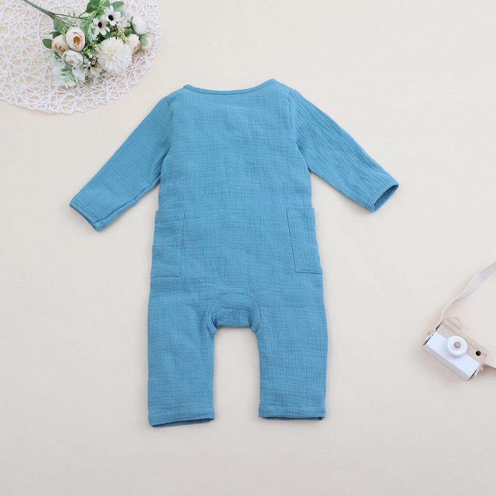 Carter Toddler Newborn Romper Baby Boys and Girls Long Sleeve Jumpsuit