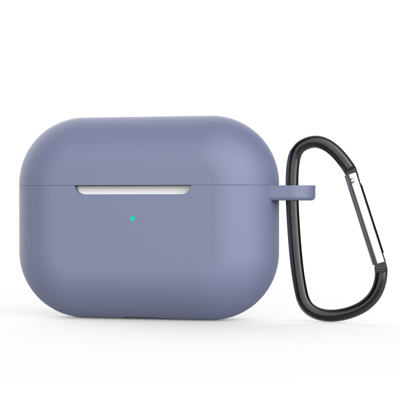 Soft Silicone Case for Apple Airpods Pro Wireless Headset Case for AirPods Pro Charging Box Solid Color Earphones Case: Military Green