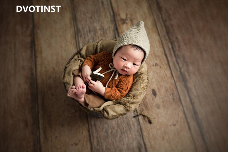 Dvotinst-Accesorios de fotografía recién nacido Retro Mini, 4 Uds., libros para sesiones de bebé, accesorios de estudio, accesorios creativos, decoraciones para fotos