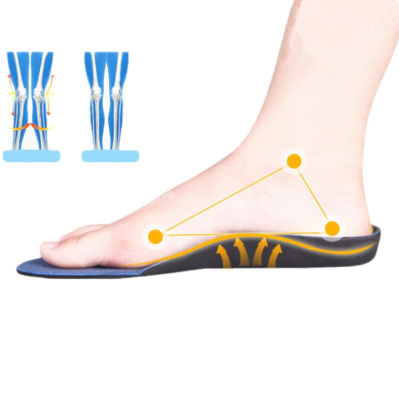 Orthopedische Insolesflatfoot Orthesen Cubitus Varus Orthopedische Voet Pad Zorg Binnenzool Unisex Deodorant Binnenzool