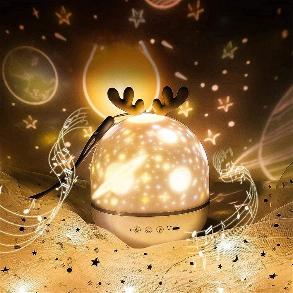 Projection Light Bluetooth Elf Projector Lamp Night Light Hanging Strange Sleep Aid Projection Night Light Lamp