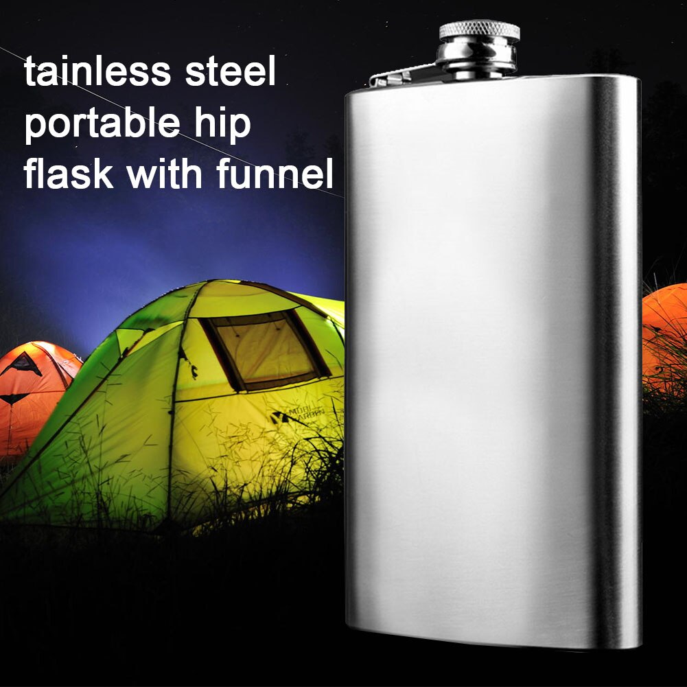 Heupfles Liquor Fles Cap Trechter Wijn Pot Whisky Rvs Decanter Duurzaam Alcohol Drinkware Draagbare