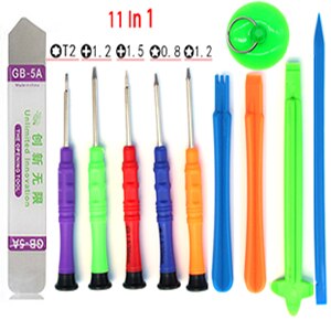 Mini Precisie Schroevendraaier Set Handen Gereedschap voor iPhone 4 S 5 S 6 6 S 7 Samsung ect Telefoon tablet Reparatie: FI-305Kit-11Pcs