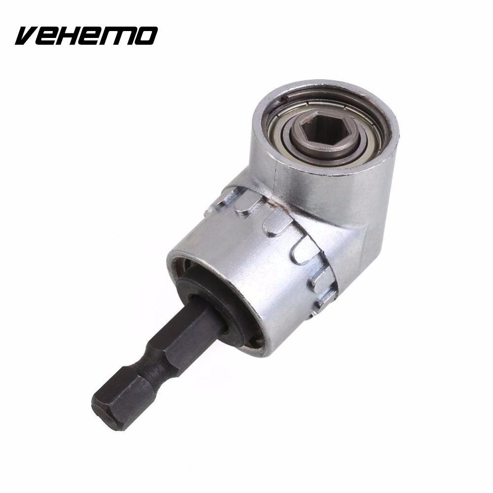 Vehemo 105 degrees Adjustable Turning Head Screwdriver Stainless Steel Hex Shank bit Angle Driver Screwdriver Tools