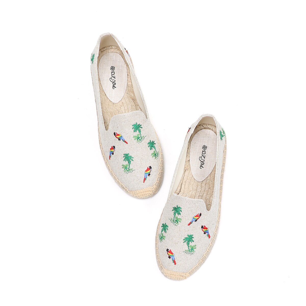 Espadrillas 2022 piattaforma piatta nuovo arrivo canapa punta tonda gomma Slip-on Casual Zapatillas Mujer Sapatos primavera/autunno