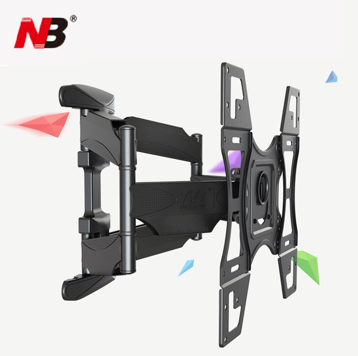 NB DF600 32-60" Full Motion Wall TV Mount 6 Swing Arms Full Motion LCD Monitor Holder Bracket