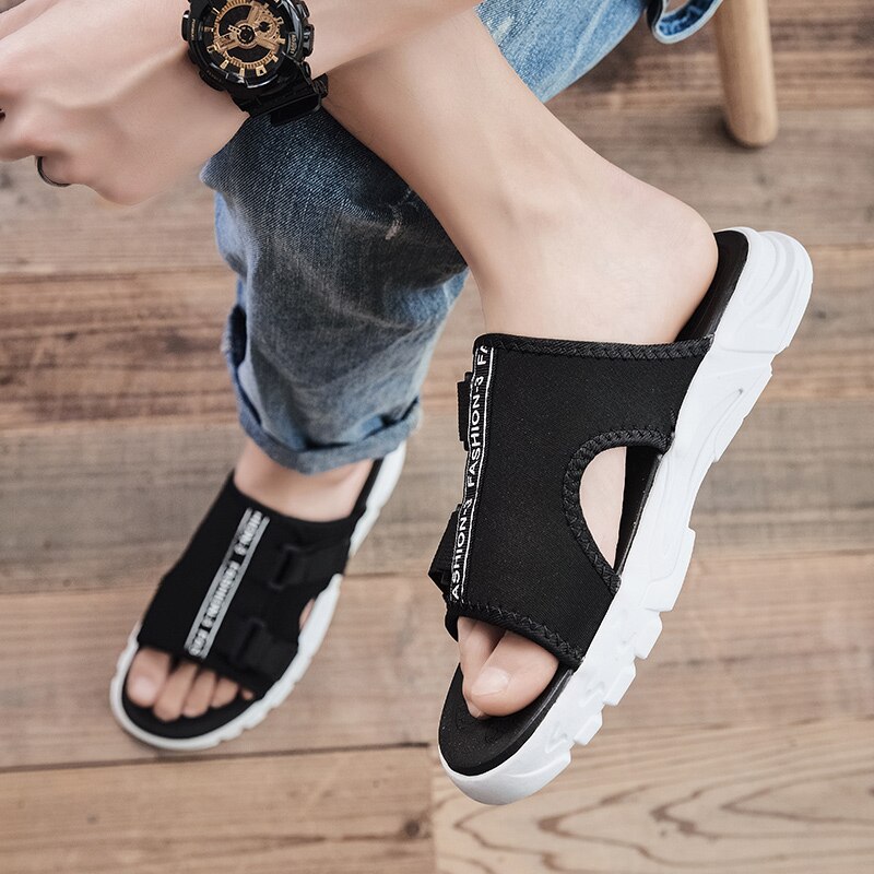 Cyytl tendência sola grossa casa chinelos plataforma sapatos lisos antiderrapantes sala de estar interior homem slides sólida mulher chinelos chanclas