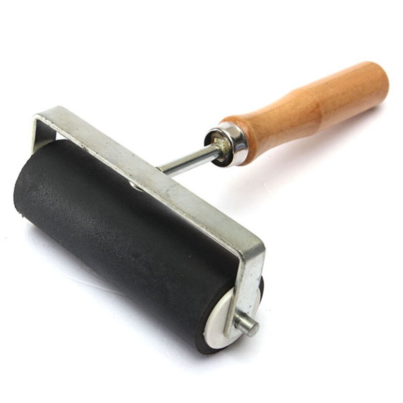 Heavy Duty Hard Rubber Roller Printing Ink Lino Artists Art Craft Paint Decorating Tool Paint Tool Sets 1Pc 10cm