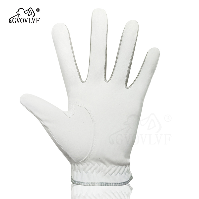 Guante de Golf para hombre, microfibra tela suave, transpirable, cómodo, con marcador magnético reemplazable, 1 unidad