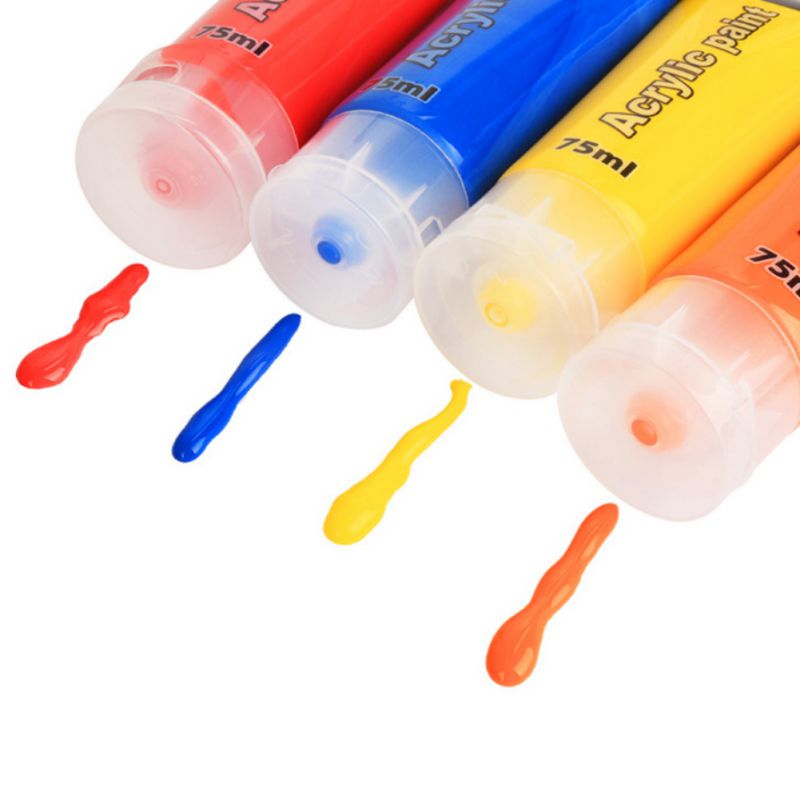Arts Acrylic Paint 12 Colors Refills Art Painting Single Wall Paint Graffiti Hand-painted Oil Paint Crafts