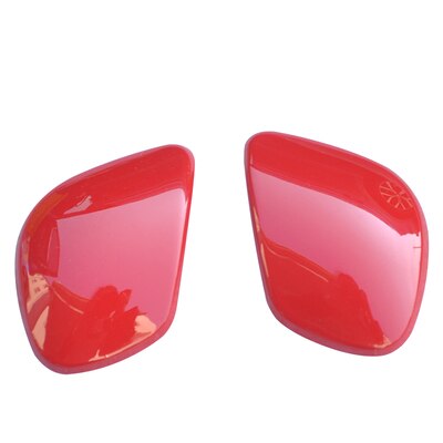 para Volkswagen escarabajo ABS pintura interior trim palo a la parte superior de la paillette palo pegatinas de coche de estilo: Rojo