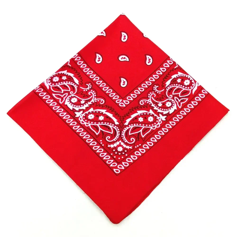 Bohemien drucken Bandana Paisley aufbringen Stirnbänder Hiphop Kopftuch draussen unisex Stirnband Handgelenkbandagen Gesichtsmaske Taschentuch: Weiß