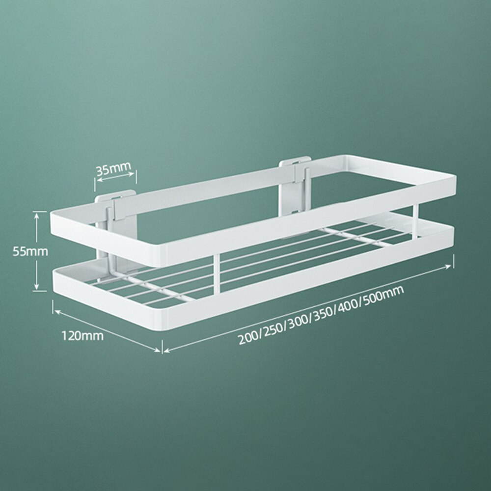 Nordic Bathroom Shelves No Punching Strong Load-bearing Sundries Storage Rack Multifunctional Kitchen Spice Bottle Organizer