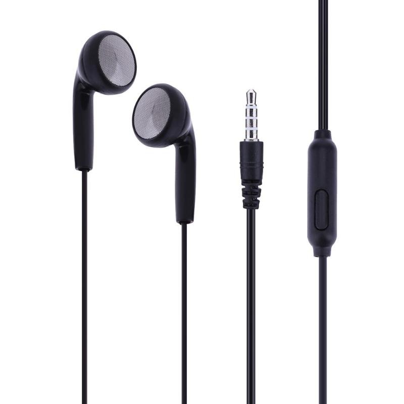 1.1m/3.6ft universele muziek oordopjes 3.5mm bedrade in-ear sport oordopjes met microfoon oordopjes voor telefoon  mp3