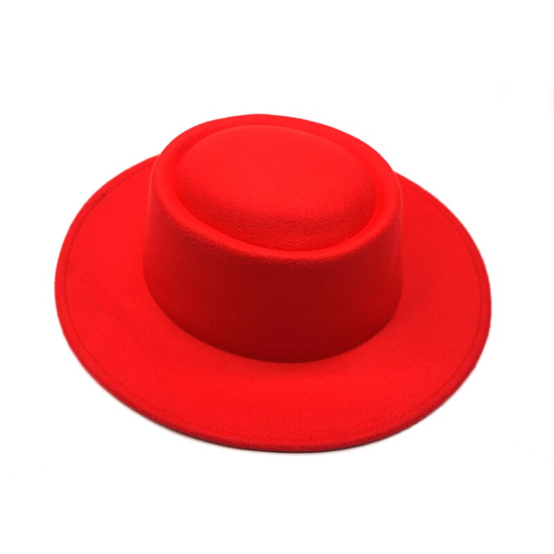 Winter Autumn Women Men Ladies Fedoras Top Jazz Hat Big side hats European American Round Caps Bowler Hats Feminino Gorra: 4
