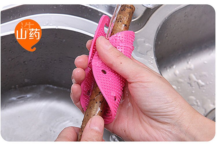 1 PC Fruit Groente Borstel Keuken Gereedschap Reinigingsborstel Voor Aardappel Keuken Thuis Gadgets koken tool KX 019