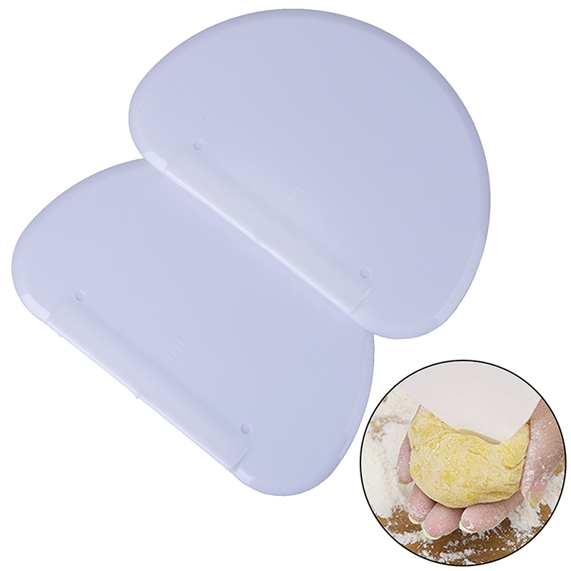 Round Plastic Dough Pizza Cutter Pastry Slicer Blade Bread Pasty Scraper Blade Kitchen Tool