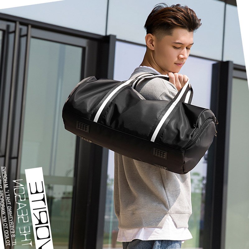 NANCY TINO las mujeres de negocios de viaje equipaje mojado y seco separación deportes gimnasio bolsa para hombres con gran capacidad