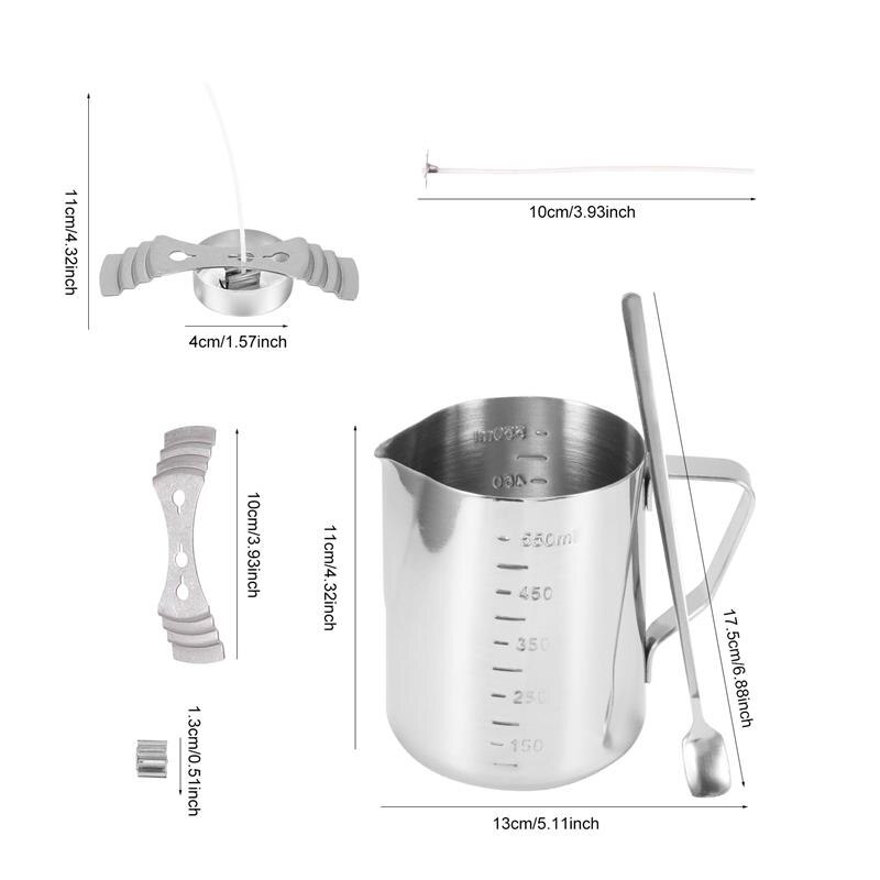 Kit de herramienta de artesanía para velas, artesanal, mecha, vaso de vela, fabricación de velas, herramienta adecuada para principiantes, fabricación de velas
