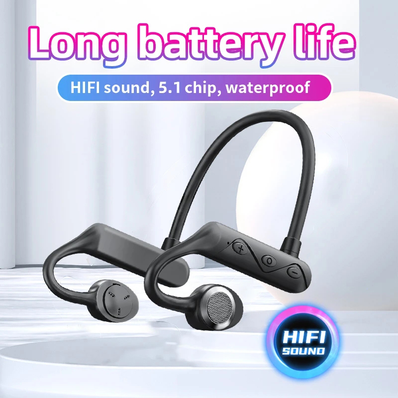 Ks19 cuffie bluetooth a conduzione ossea auricolari sportivi auricolari wireless impermeabili con microfono gancio auricolare tws bassi hifi tws stereo