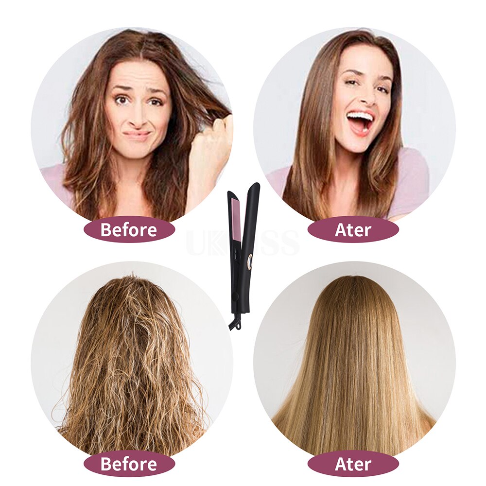 Hår jern rettetang flatjern rettetang hår crimping jern hår rett maskin mini hår rettetang