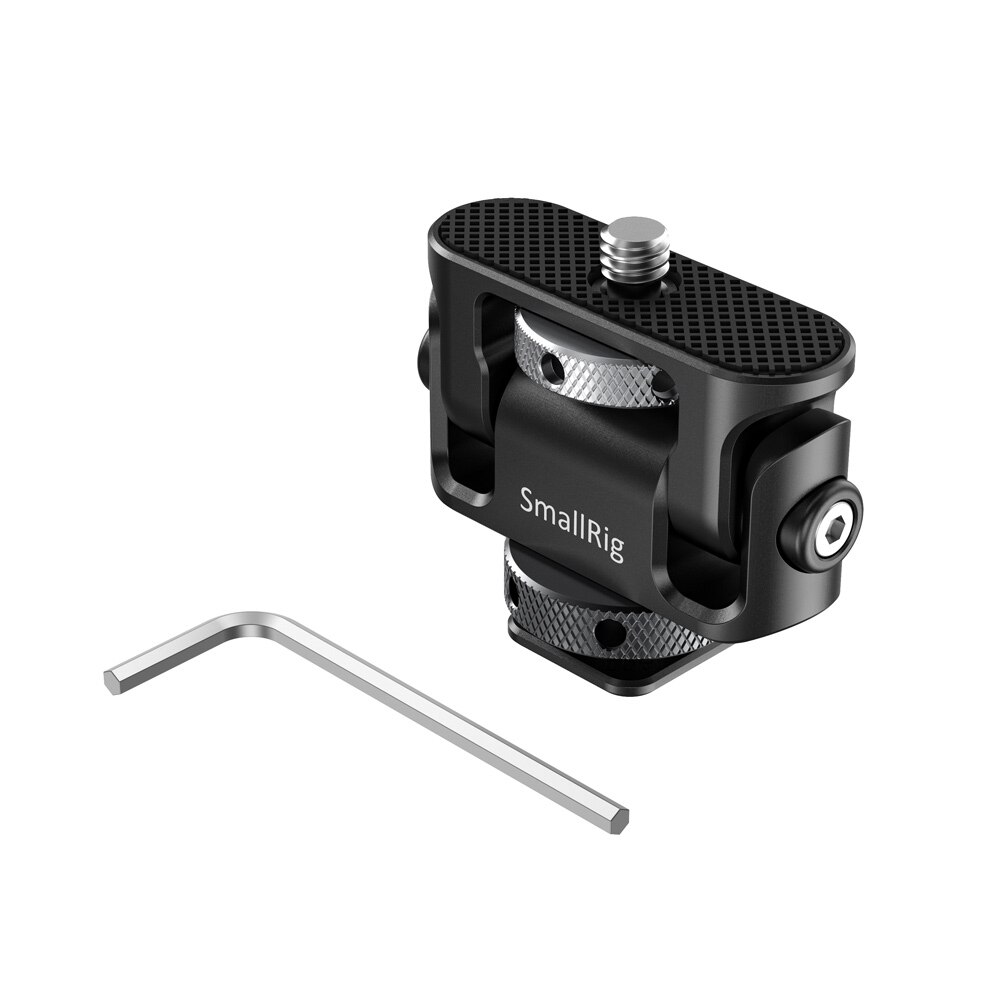 SmallRig Universal Tilting Monitor Mount with Cold Shoe For SmallHD/Atomos/Blackmagic Monitor/Screen/EVF Mount -2431