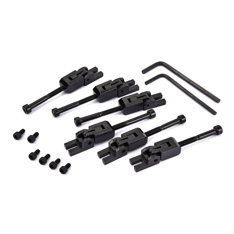 6 stk metal guitar låste strengsadler til floyd-rose tremolo bridge dele