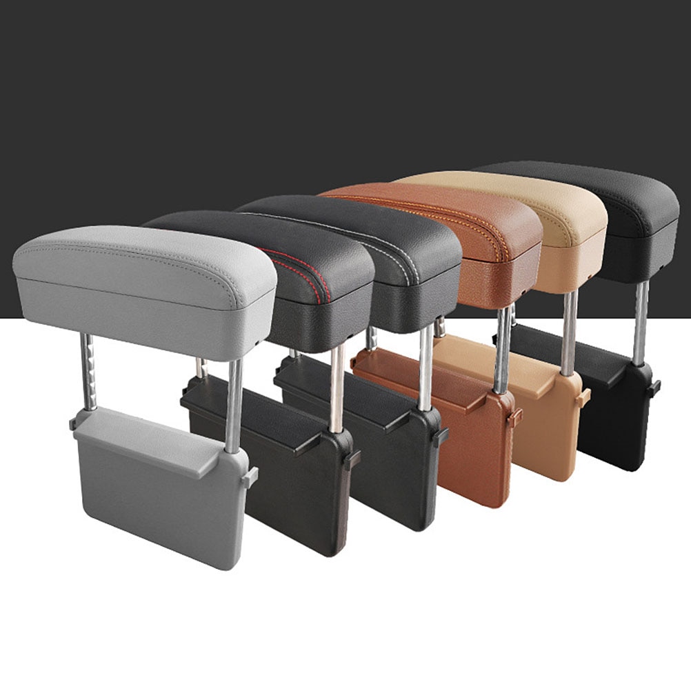 Accoudoir universel pour voiture, support de coude réglable, organisateur de voiture, boîte d'accoudoir avec chargement sans fil, boîte de rangement pour espace de siège de voiture