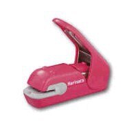 Environmentally Staple Free Stapler Harinacs Press & Safe Student Stationery Office Supplies No Need To Change Holes: White