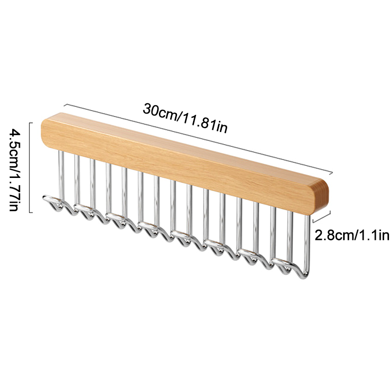 Barre de suspension pour placard, crochet coulissant multifonctionnel, support coulissant pour garde-robe, gain de place, tige de placard pour attaches, foulards: XL / Gris clair