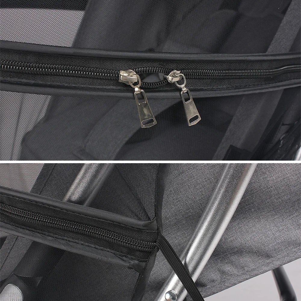 Baby Kinderwagen Moskitonetz Volle Abdeckung Universal- Sommer Gittergewebe Reißverschluss Moskito Insekten Prävention Schutz Bebies Kinderwagen Zubehör