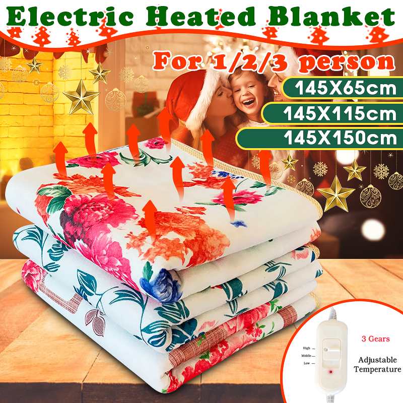 Portable Electric Blanket Temperature Control Bedroom Heater Electric Heater Blanket Foldable Body Warmer Electric Heater Pad