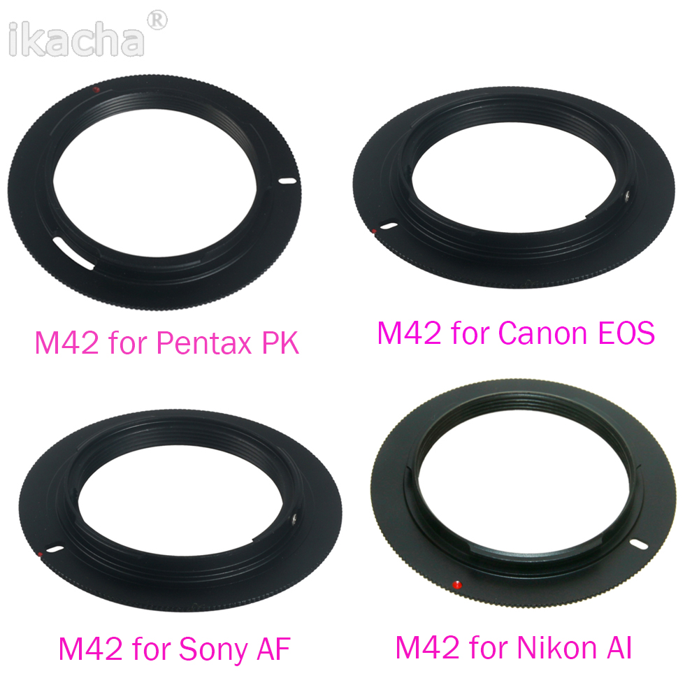 M42 Schroef Camera Lens Mount Adapter Ring Accessoires om voor SONY AF Minolta Alpha Voor Canon EOS voor Nikon AI voor Pentax PK Lens