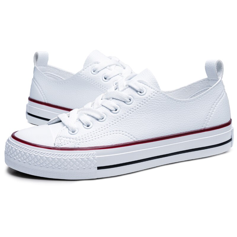 Classic ladies casual shoes ladies skateboard shoes leather ladies skate shoes