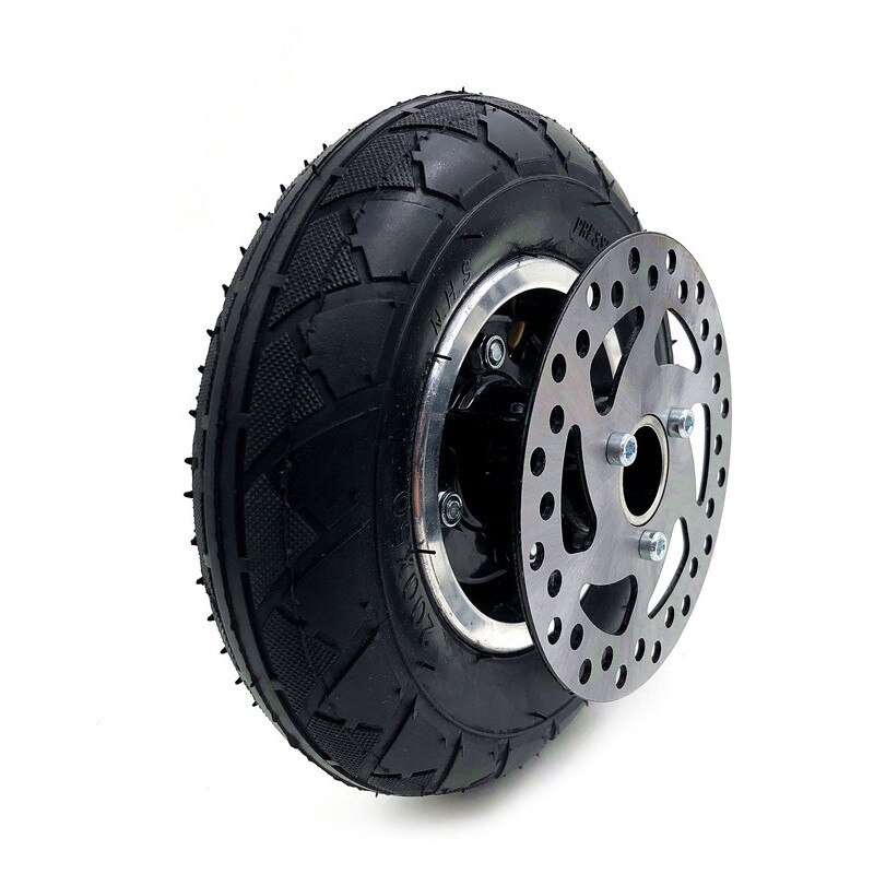 8" Electric Scooter Tyre With Wheel Hub with Brake disc 200x50 Inflation Tyre&inner tube Electric Vehicle Aluminium tire