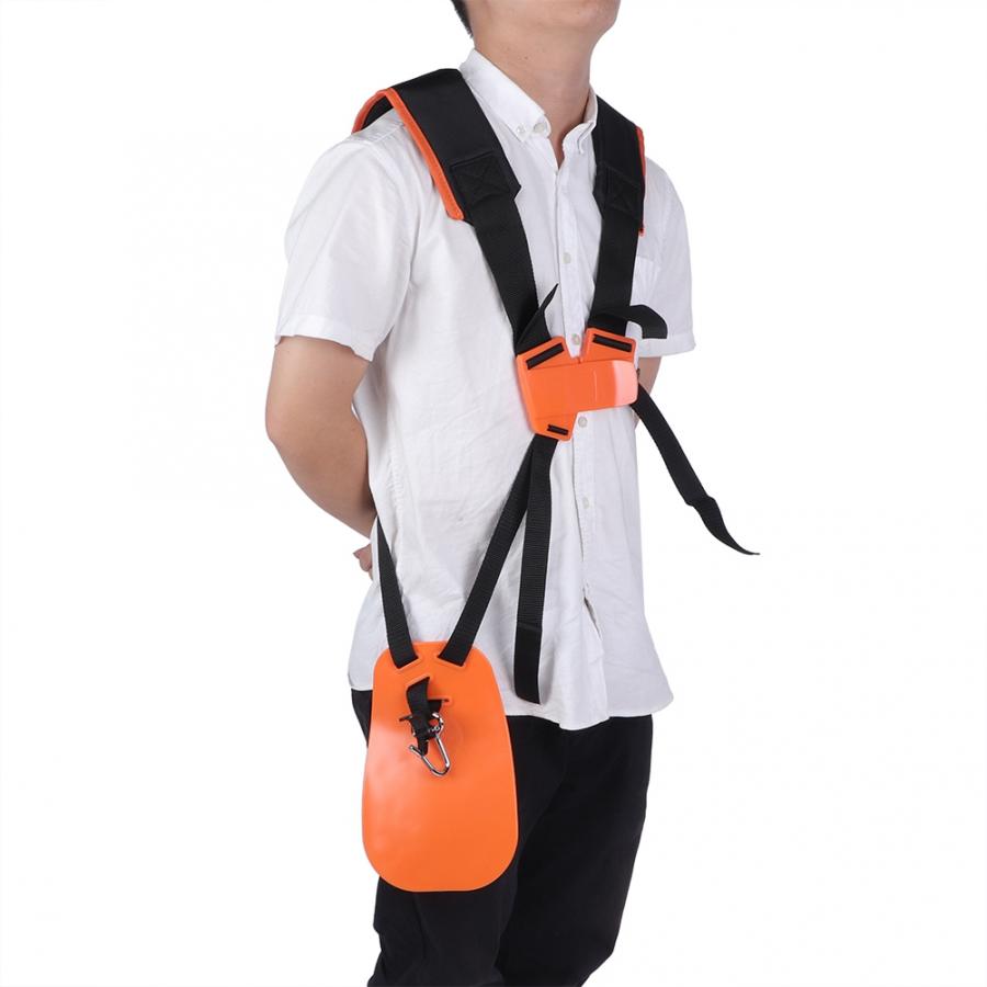Strimmer Padded Belt Adjustable Double Trimmer Shoulder Strap Mower Nylon Belt for Brush Cutter Tool Trimmer Shoulder Strap