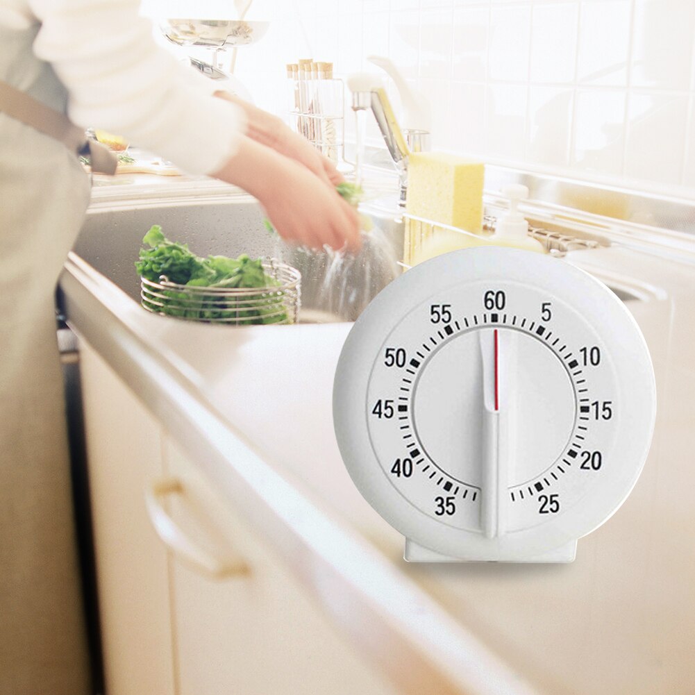 Baking Round Mechanical Portable Timer Food Home 60 Minutes Cooking Kitchen Count Down Alarm Reminder Preparation