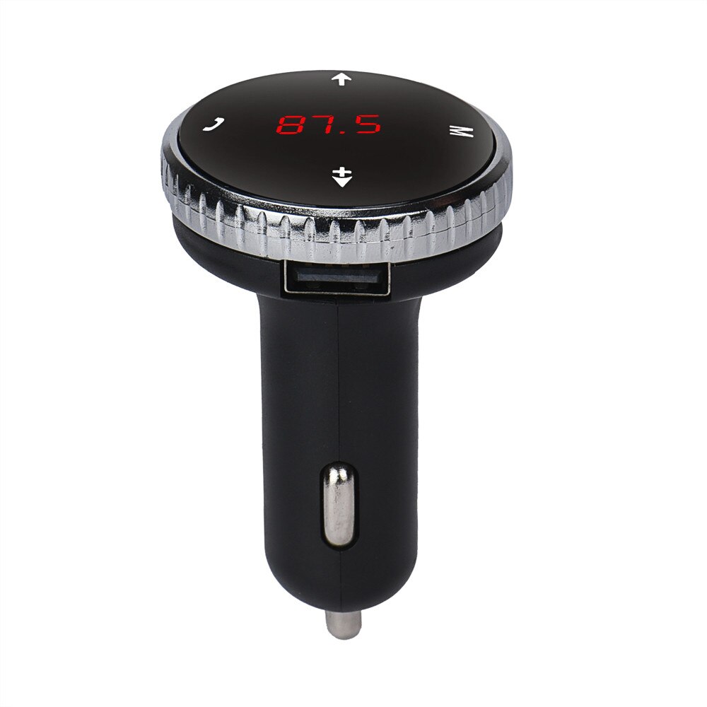 Wireless Bluetooth Fm Transmitter Car Accessories Vehicle LCD FM Transmitters Usb Modulator Car MP3 Player: Default Title