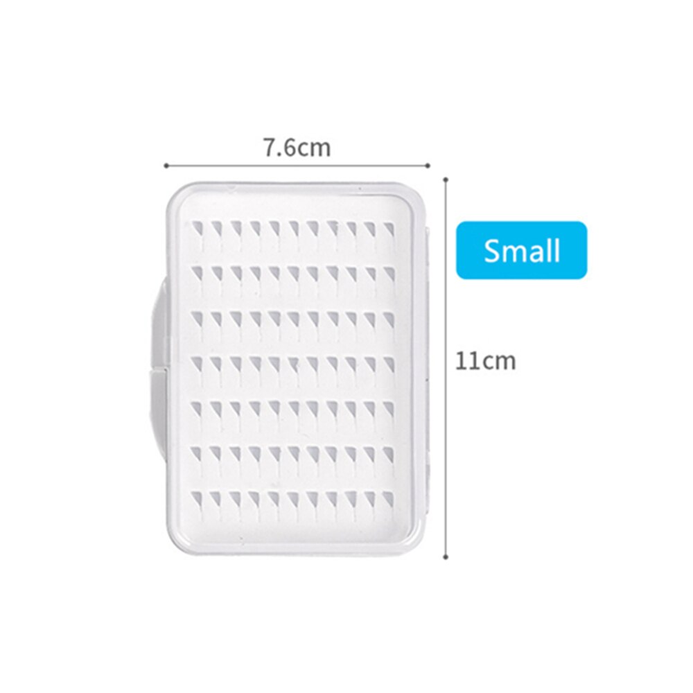 Fly Hook Doos Fly Vishaak Doos Met Schuim Waterdicht Duurzaam Vistuig Transparante Sml Pesca Vissen tackle Box: S