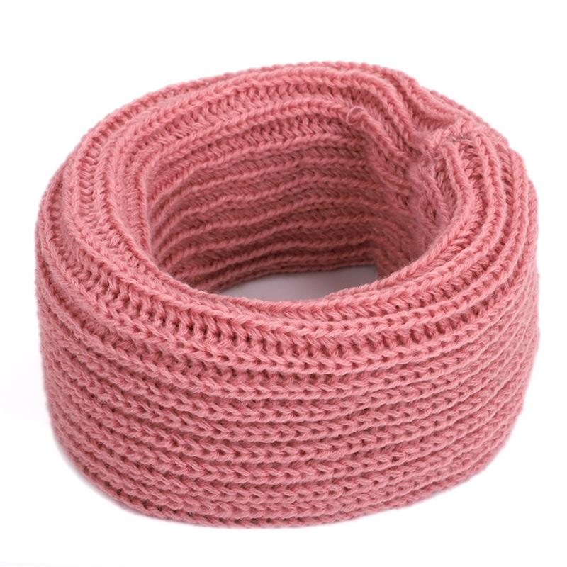 Chapeau en coton Pom Pom pour enfants de 1-7 ans | Chapeau/écharpe en fourrure, chapeau tricoté pour enfants, ensemble de chapeaux,: Pink-2