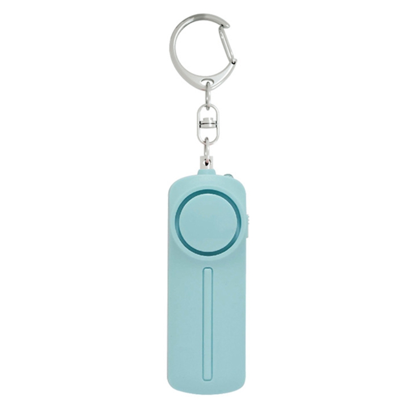 LLavero de alarma Personal 634A para mujer, 1 paquete reutilizable, aprobado por la policía, alarmas de seguridad altas de 130DB, con luz LED: Blue