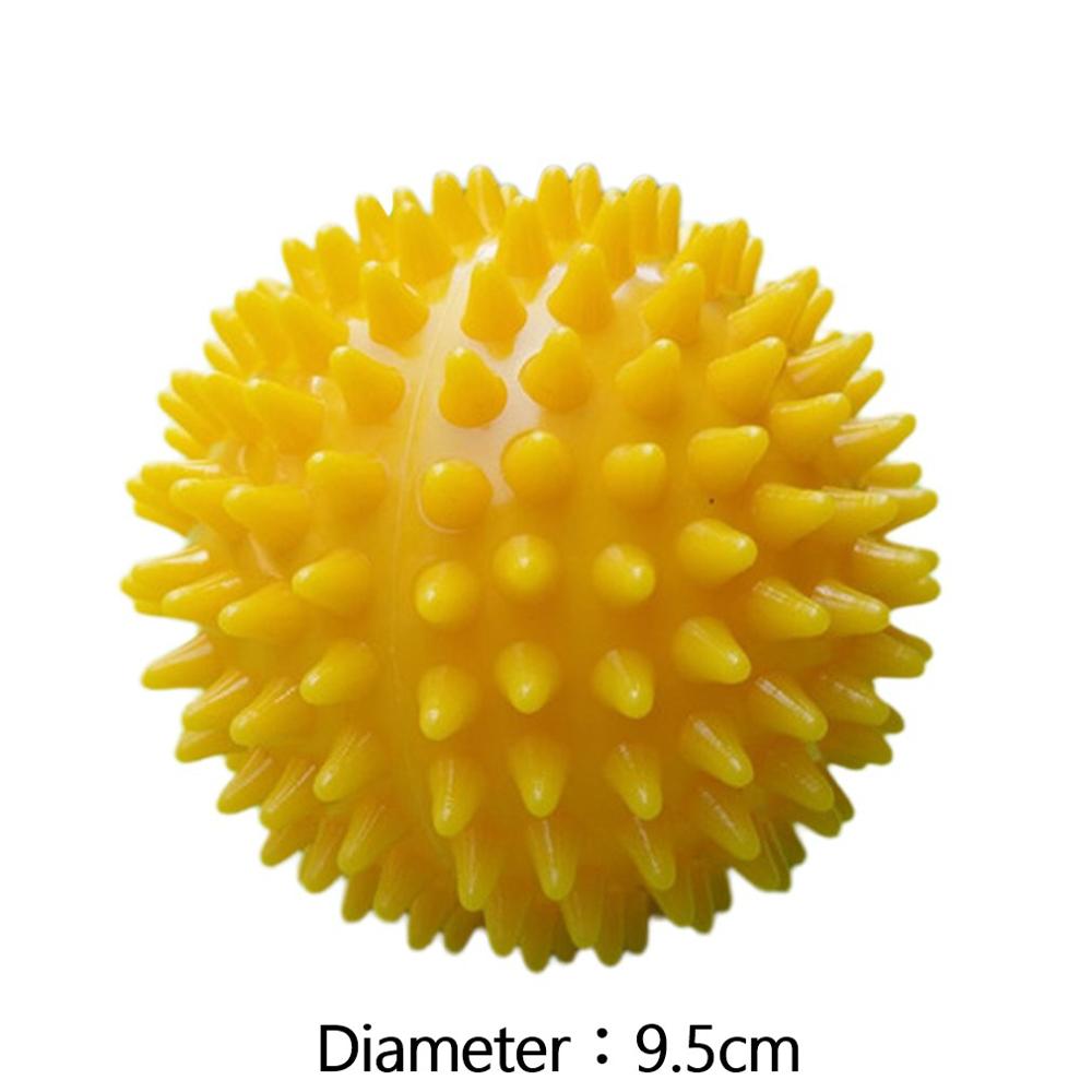 Fitnessmassagebal van pvc plus harde revalidatiebal, acupunctuur spierhandbal, yogafitnessmassagebal 7.5/9.5cm: Roze